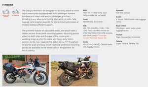 Giant Loop Siskiyou Panniers / Waterproof Soft Luggage for Motorcycles