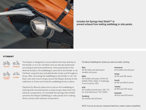 New Giant Loop Mojavi Motorcycle Saddlebags